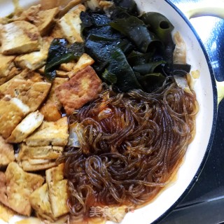 裙带菜白菜炖豆腐步骤11