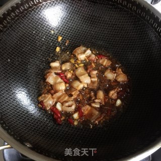 肉片炒四季豆步骤3