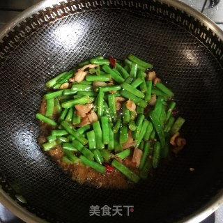 肉片炒四季豆步骤7