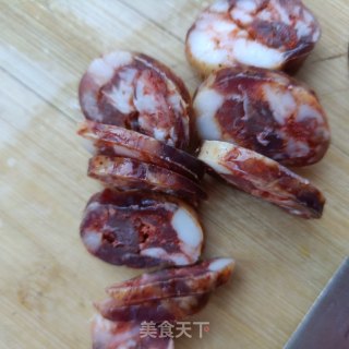 麻辣肠炒油菜步骤8