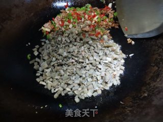 白豆角炒肉末步骤4