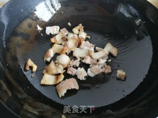 胡萝卜青菜炒回锅肉步骤7