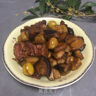 板栗香菇红烧肉步骤13