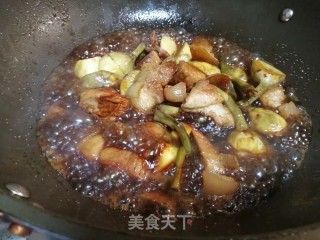 软糯香甜，好吃入味的茨菇红烧肉步骤6