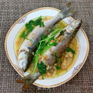 煎煮尖头鱼步骤9