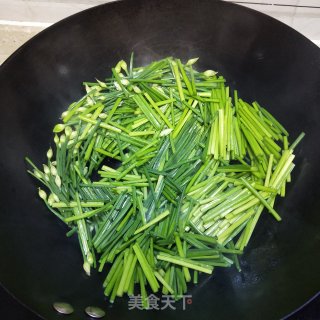 韭苔炒肉步骤7