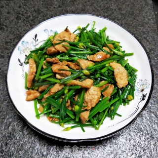 韭苔炒肉步骤10