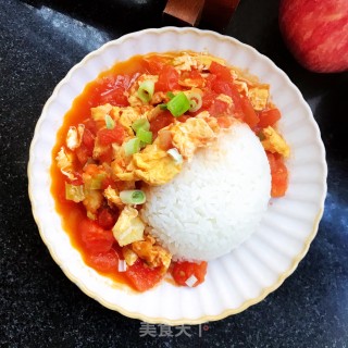 番茄炒蛋盖饭步骤12