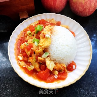 番茄炒蛋盖饭步骤13
