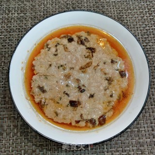 鹿茸菇蒸肉饼步骤10