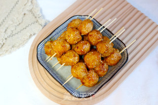 鸡胸肉封神吃法：便利店同款照烧鸡肉丸步骤11
