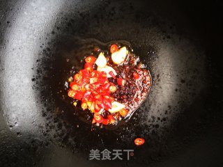 小红椒炒绿豆芽步骤4
