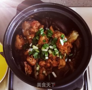 香菇黄焖鸡煲步骤4