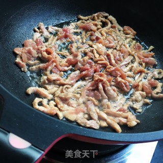 家常青椒炒肉丝步骤6