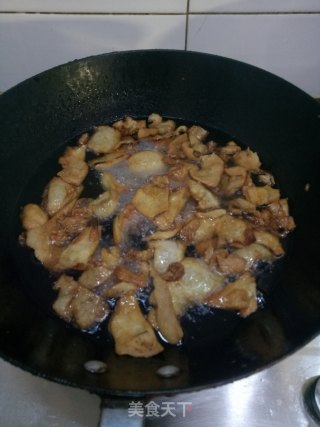 炼猪油渣步骤4