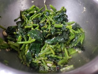 凉拌红薯杆红薯叶步骤6