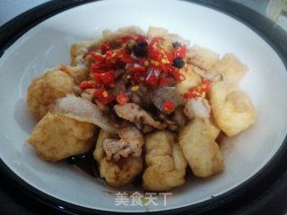 油豆腐蒸肉步骤7