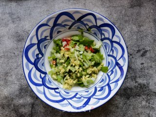 白菜苗鸡蛋煎饼步骤4
