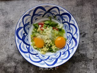 白菜苗鸡蛋煎饼步骤6