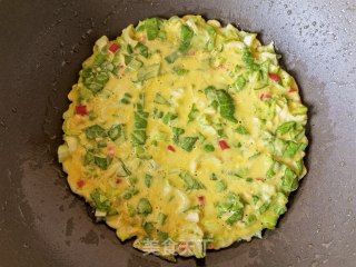 白菜苗鸡蛋煎饼步骤13