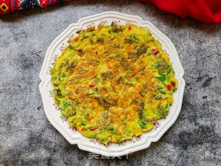白菜苗鸡蛋煎饼步骤17
