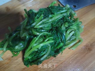 雪里蕻炒肉末步骤1
