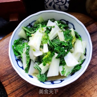 蒜蓉塔菜步骤8