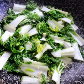 蒜蓉塔菜步骤7