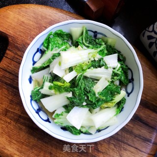 蒜蓉塔菜步骤9