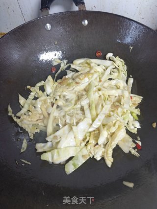 包菜炒粉条步骤10