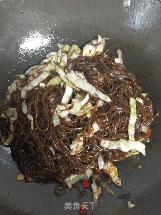 包菜炒粉条步骤14