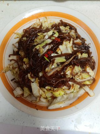 包菜炒粉条步骤15