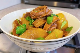 牛坑腩焖萝卜步骤8