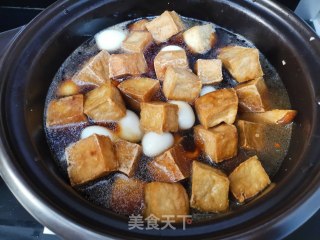 砂锅肉末豆腐煲步骤7