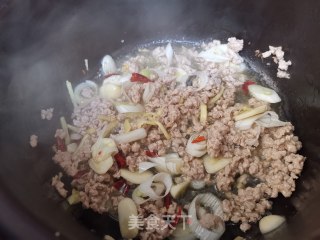 砂锅肉末豆腐煲步骤5