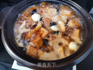 砂锅肉末豆腐煲步骤8
