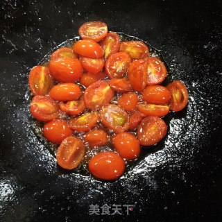 圣女果炒鸡蛋步骤6