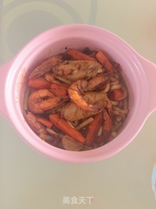 干锅大虾鸡翅步骤25