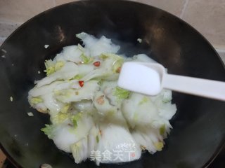 红虾烧白菜步骤7