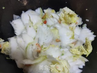 红虾烧白菜步骤6