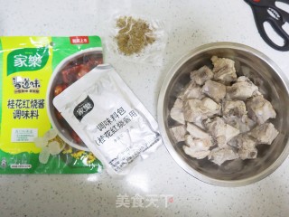 红烧桂花排骨步骤4