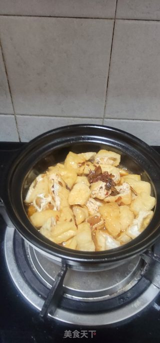 油豆腐肉片煲步骤9