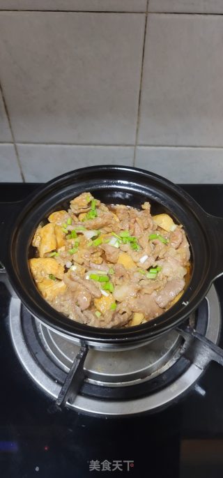 油豆腐肉片煲步骤14