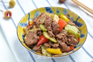 牛肉炒佛手瓜步骤9