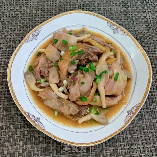 平菇蒸鸡腿步骤9