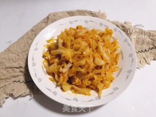 辣炒包菜丝步骤5