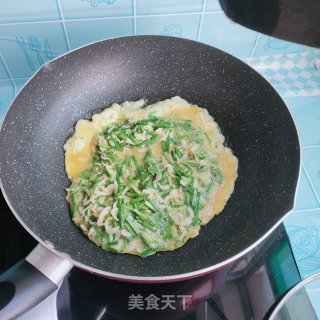虾皮韭菜炒鸡蛋步骤6