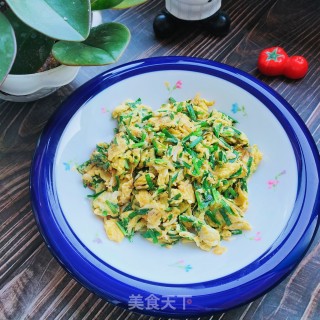 虾皮韭菜炒鸡蛋步骤8