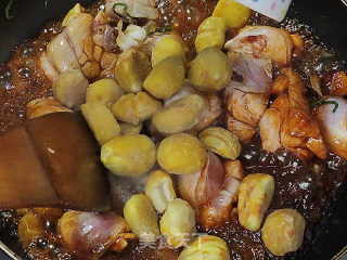 栗子烧鸡腿步骤8