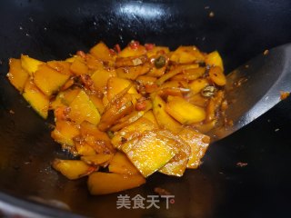 炒南瓜片步骤4